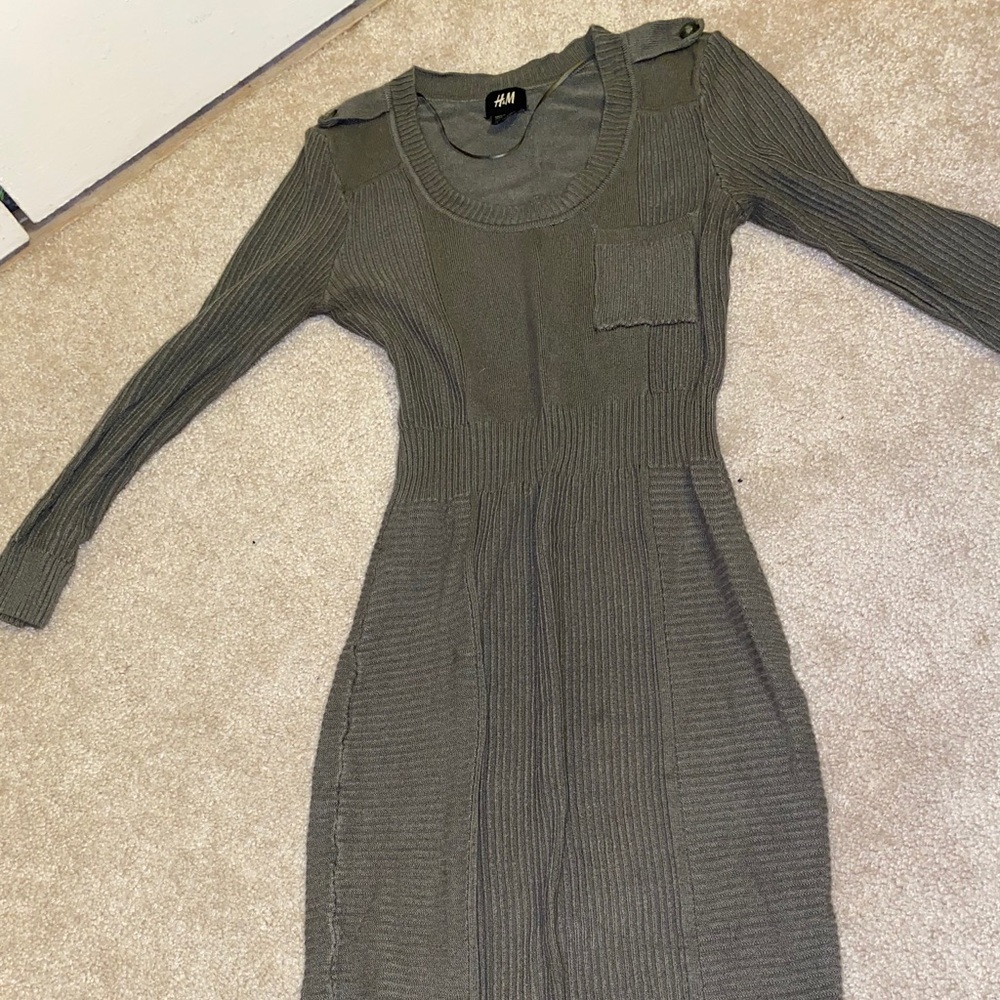 Hunter green dress